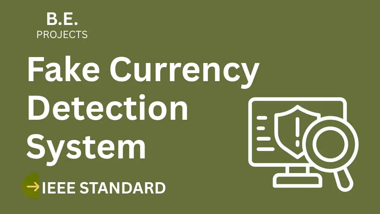 Fake Currency Detection Final Year Project Report + Source Code thumbnail
