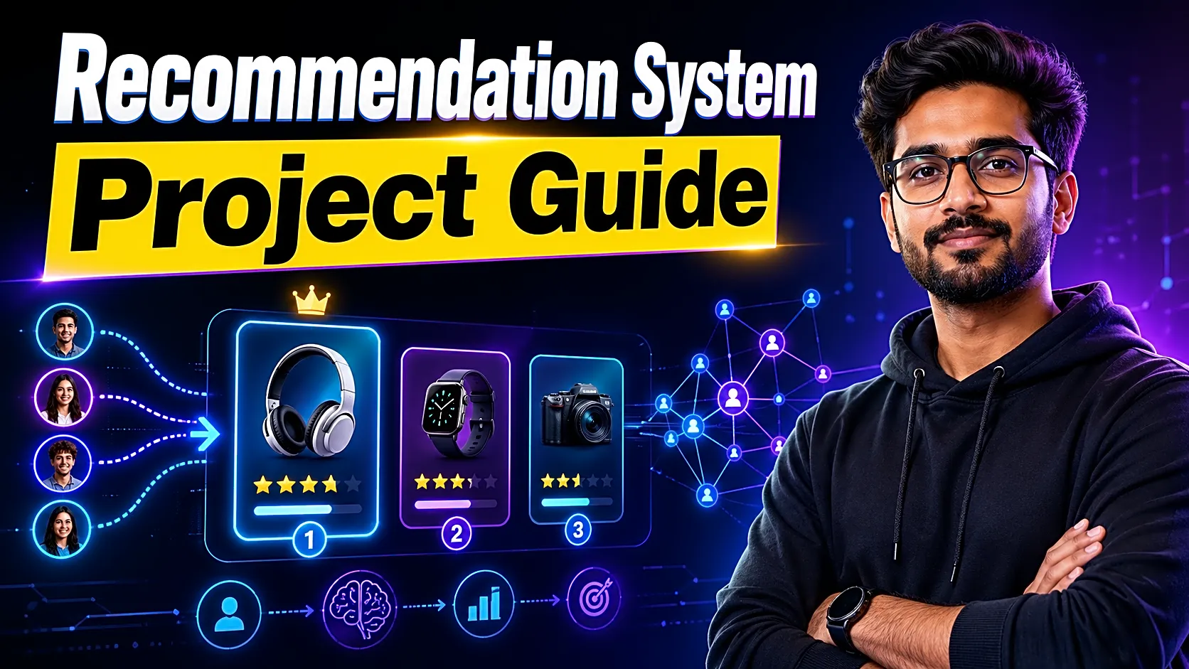 Recommendation System Project with Source Code, Report, Algorithms & Viva thumbnail