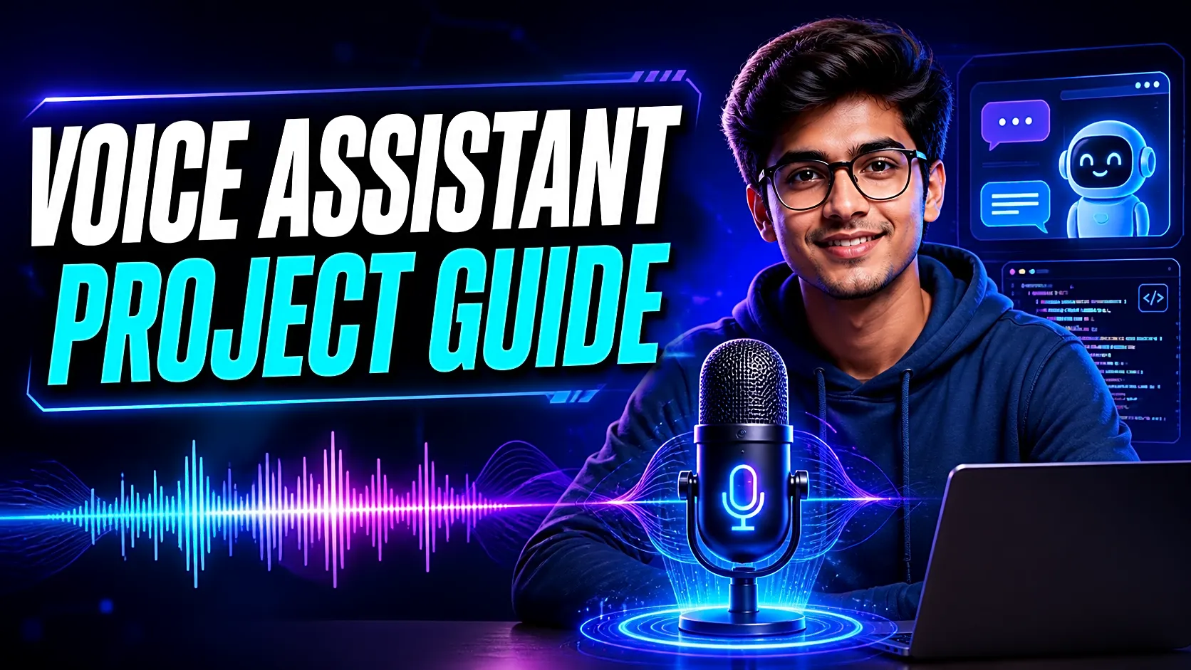 Voice Assistant Project Using Python: Final Year Guide with Source Code Flow thumbnail