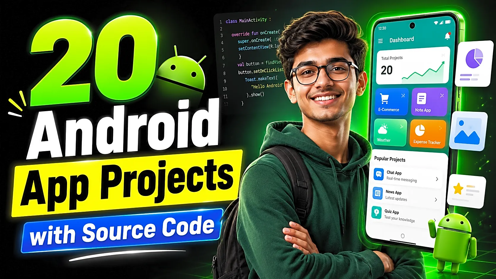 20 Android App Projects with Source Code for Final-Year Students [2026] — cover image