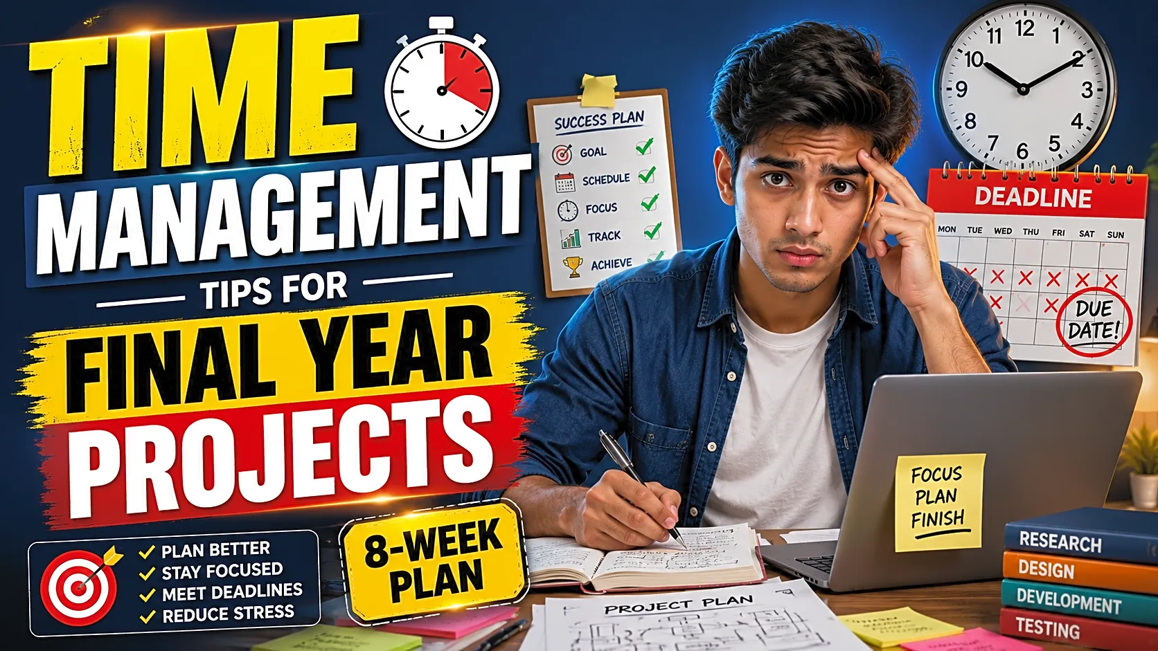 Time Management Tips for Final Year Projects: 8-Week Plan thumbnail