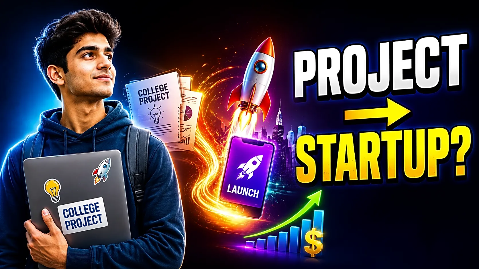 How to Turn Your College Project into a Startup in India: MVP, Validation and Launch Guide thumbnail