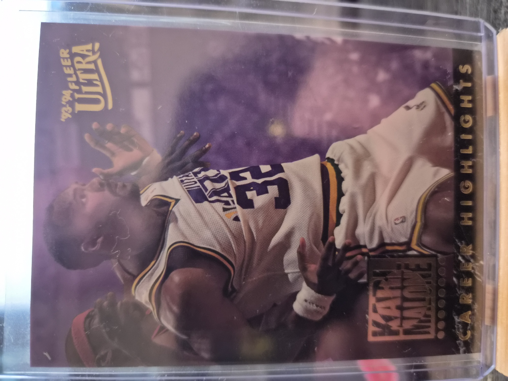 1994 Karl Malone Career Highlights insert #11