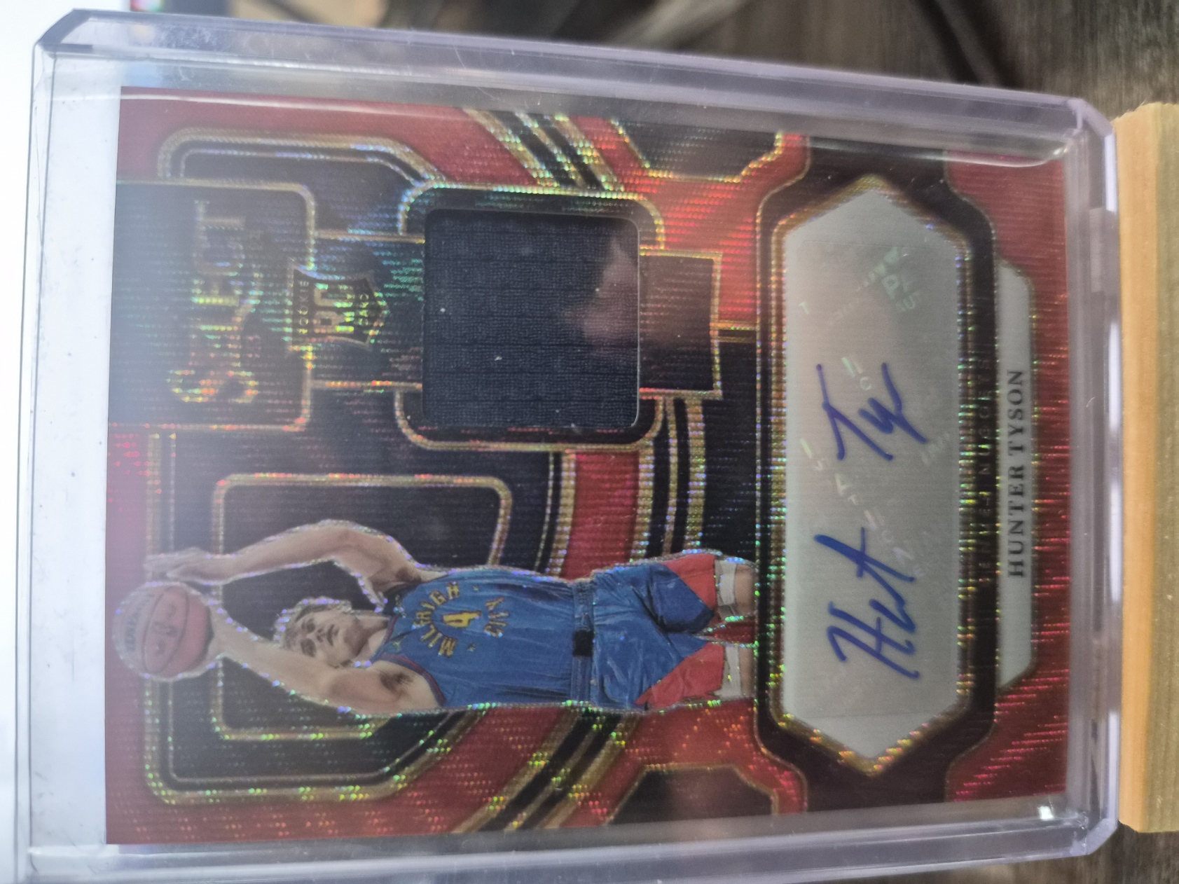 Hunter Tyson #RJ-TYS Rookie Patch Autograph (RPA)