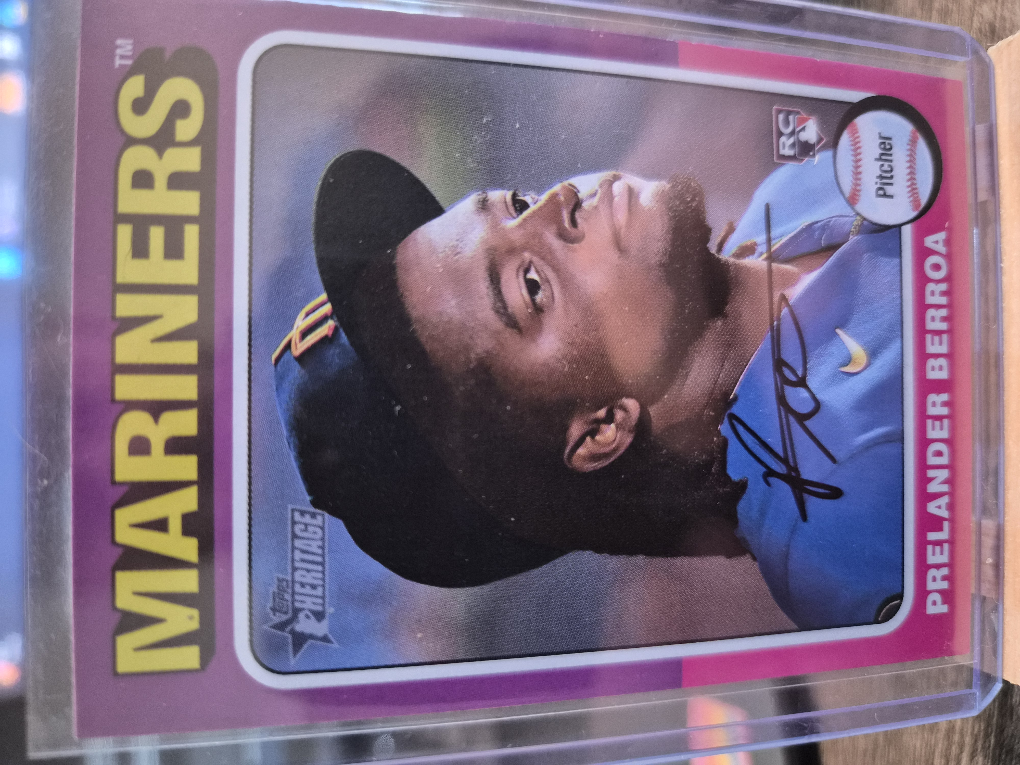 2024 Topps Heritage Prelander Berroa RC #424