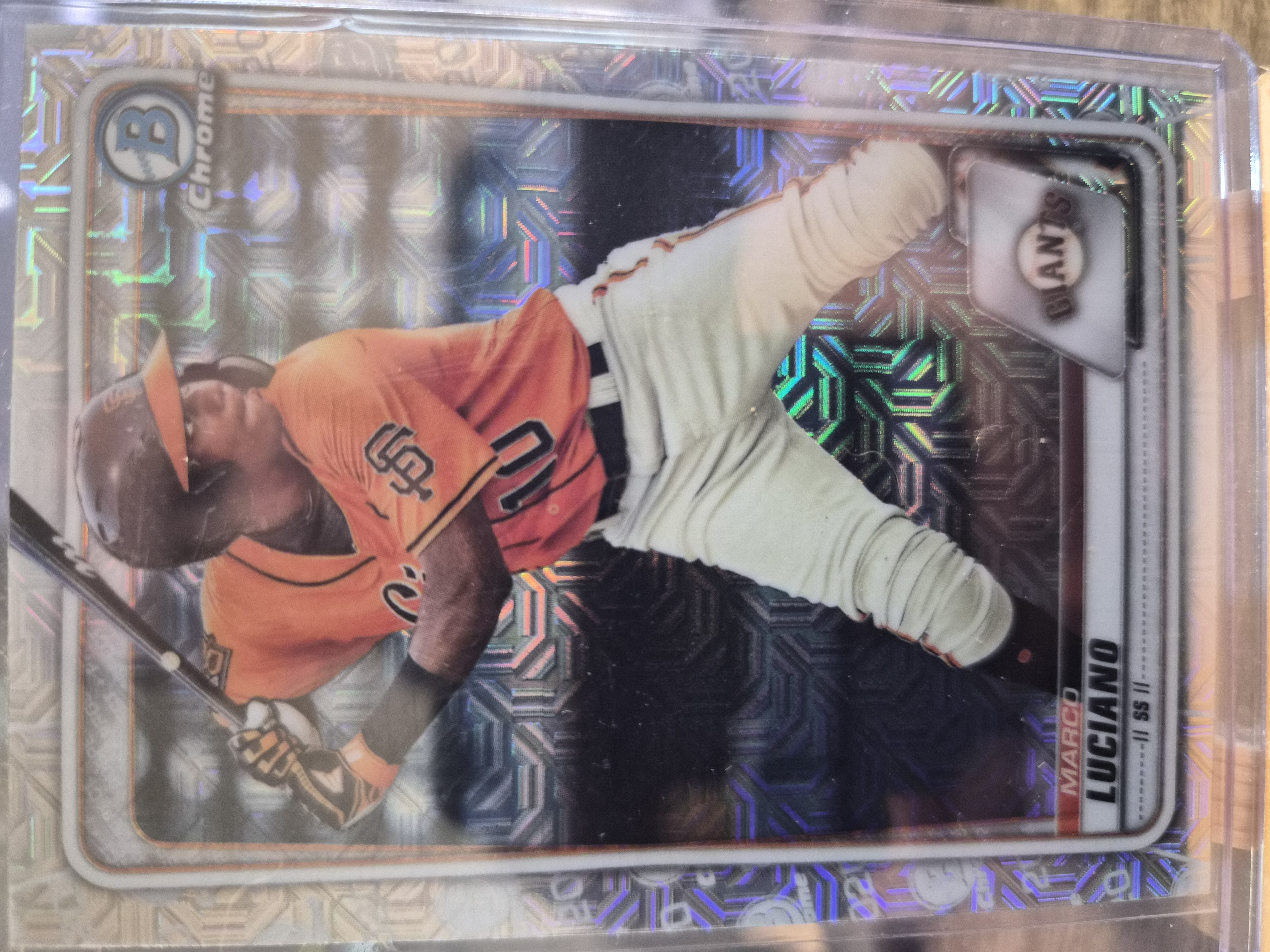 2020 Bowman Chrome Mega Box Marco Luciano #BCP-213