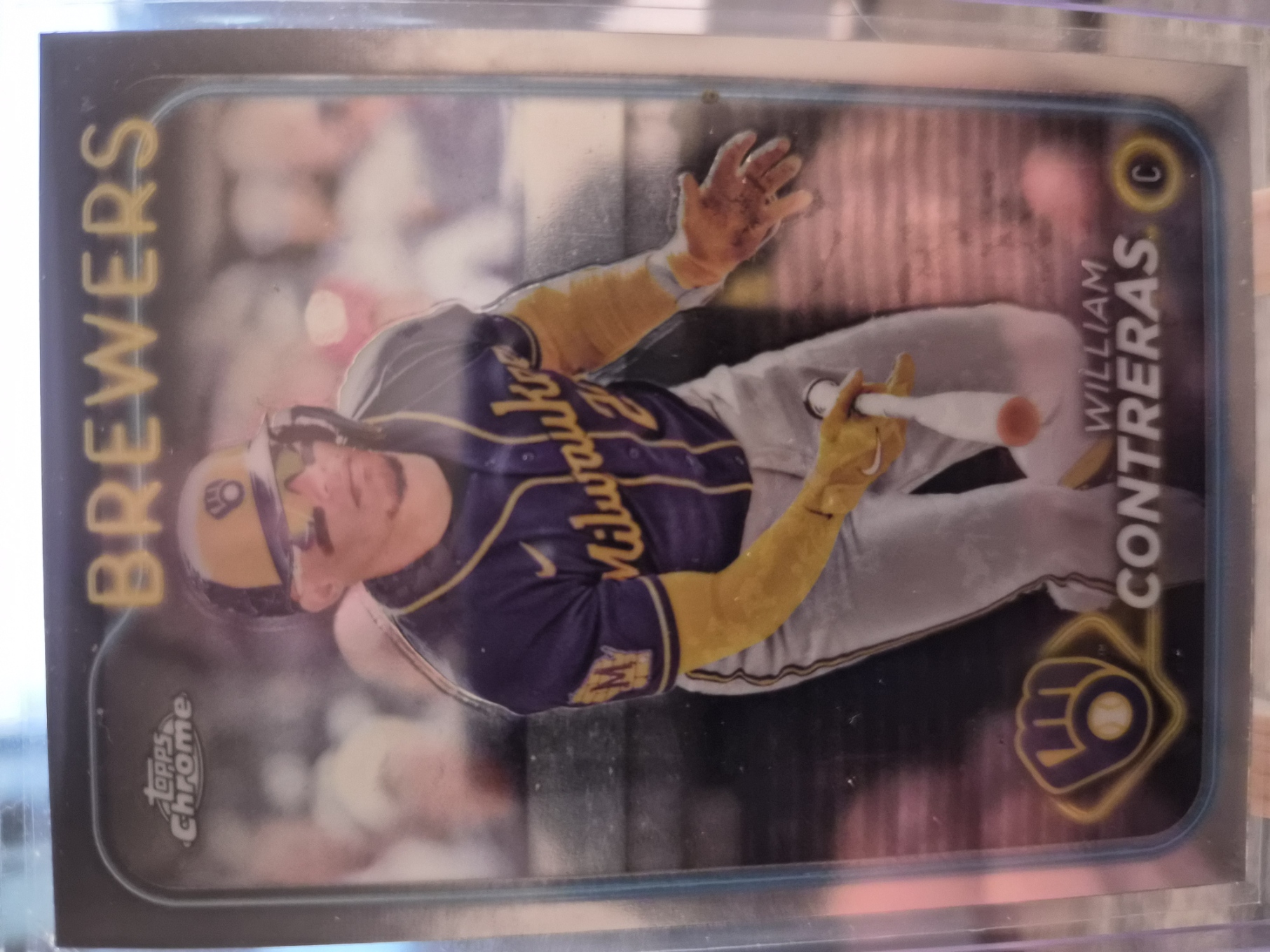 2024 Topps Chrome William Contreras, card #24