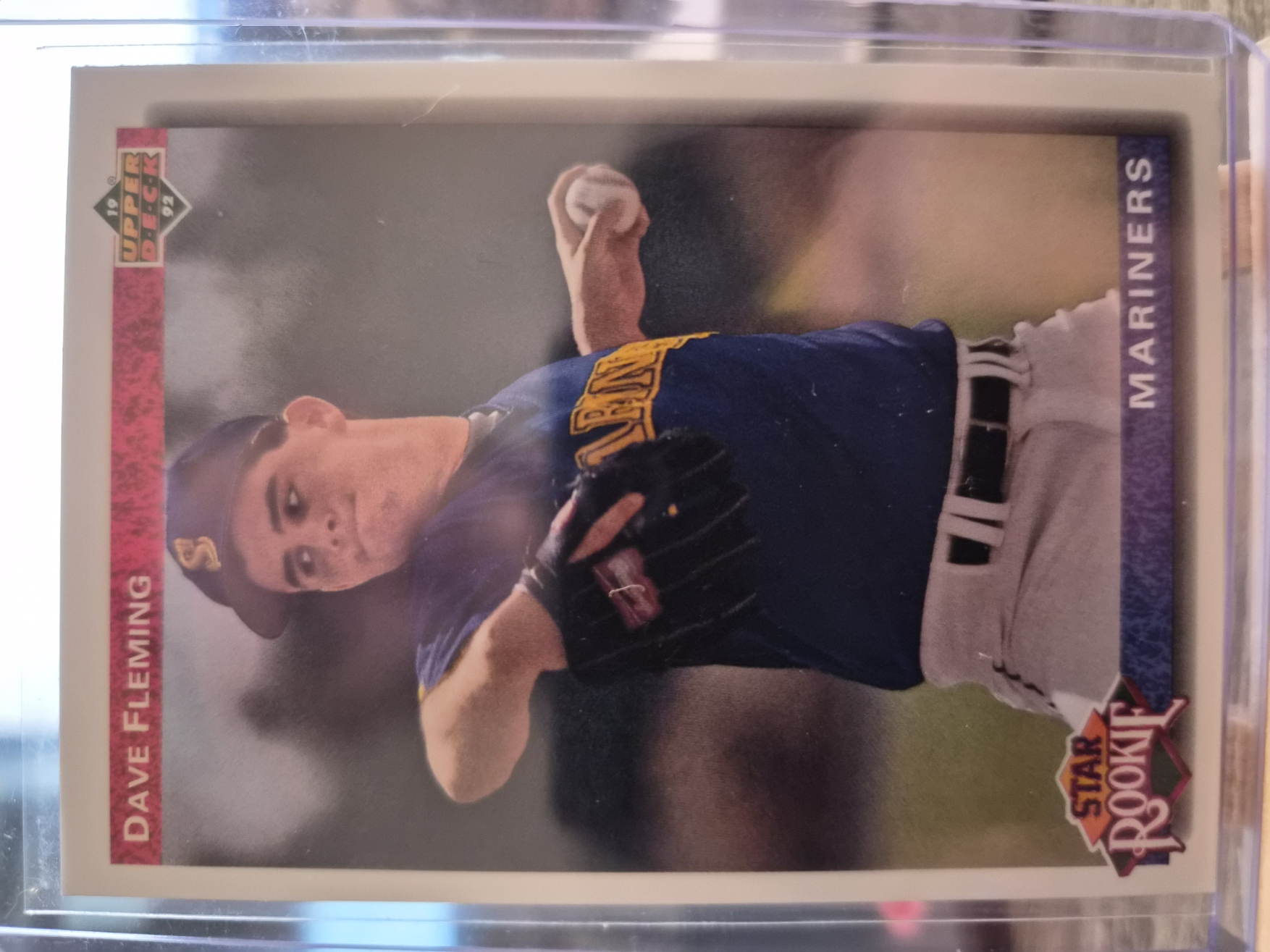 1992 Upper Deck Dave Fleming Star Rookie, card #4