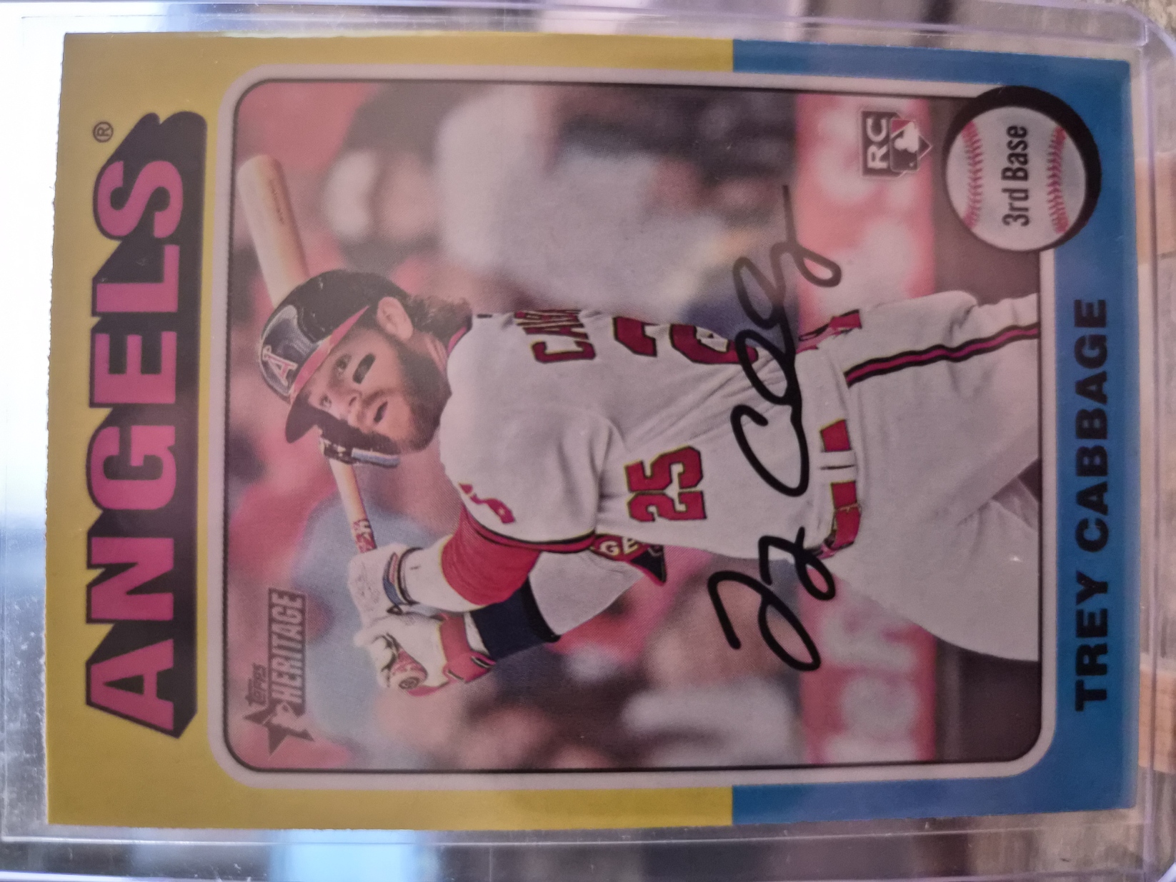 2024 Topps Heritage Trey Cabbage, card #109