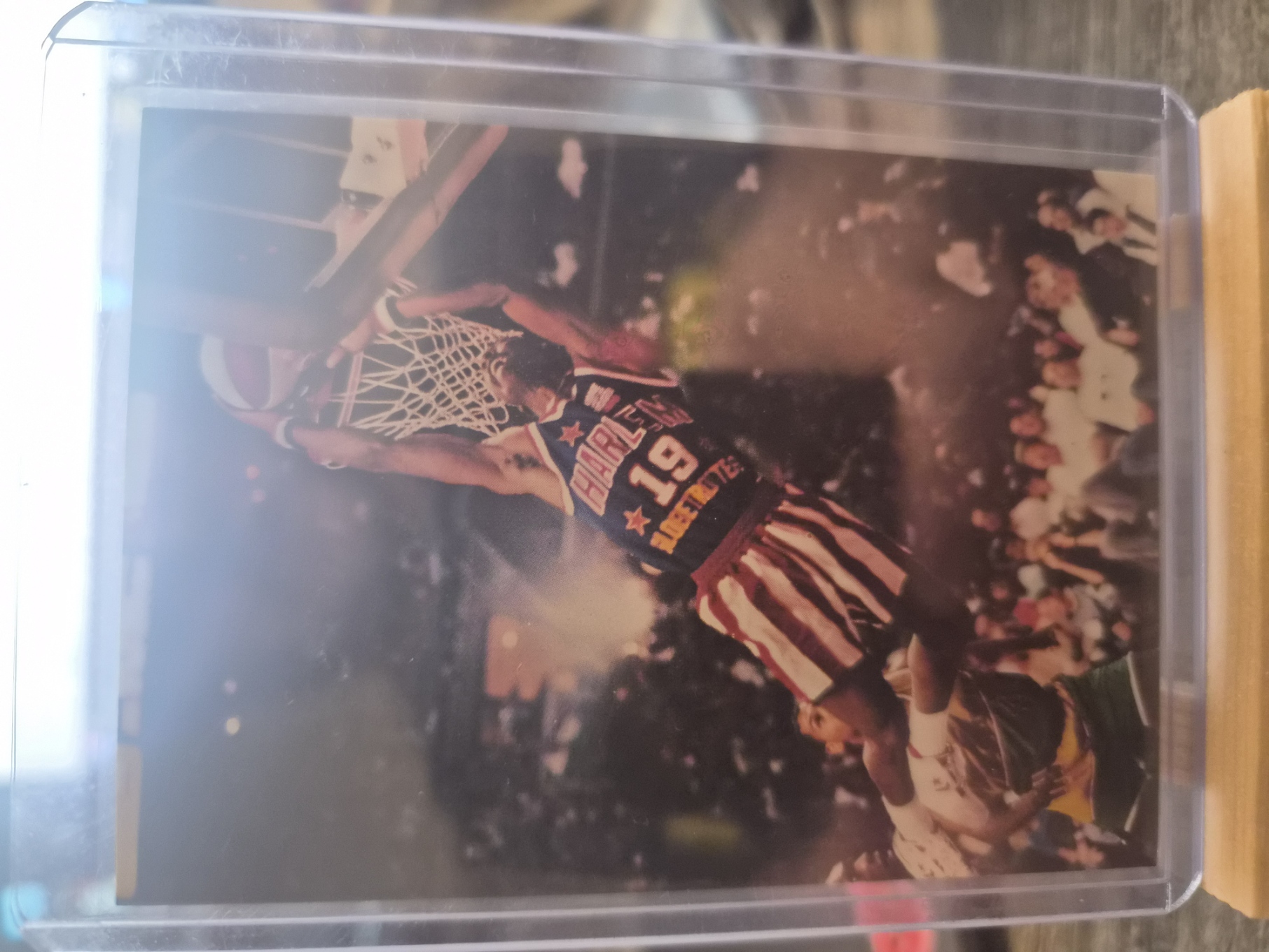 1992 Comic Images Harlem Globetrotters Promotional Card.