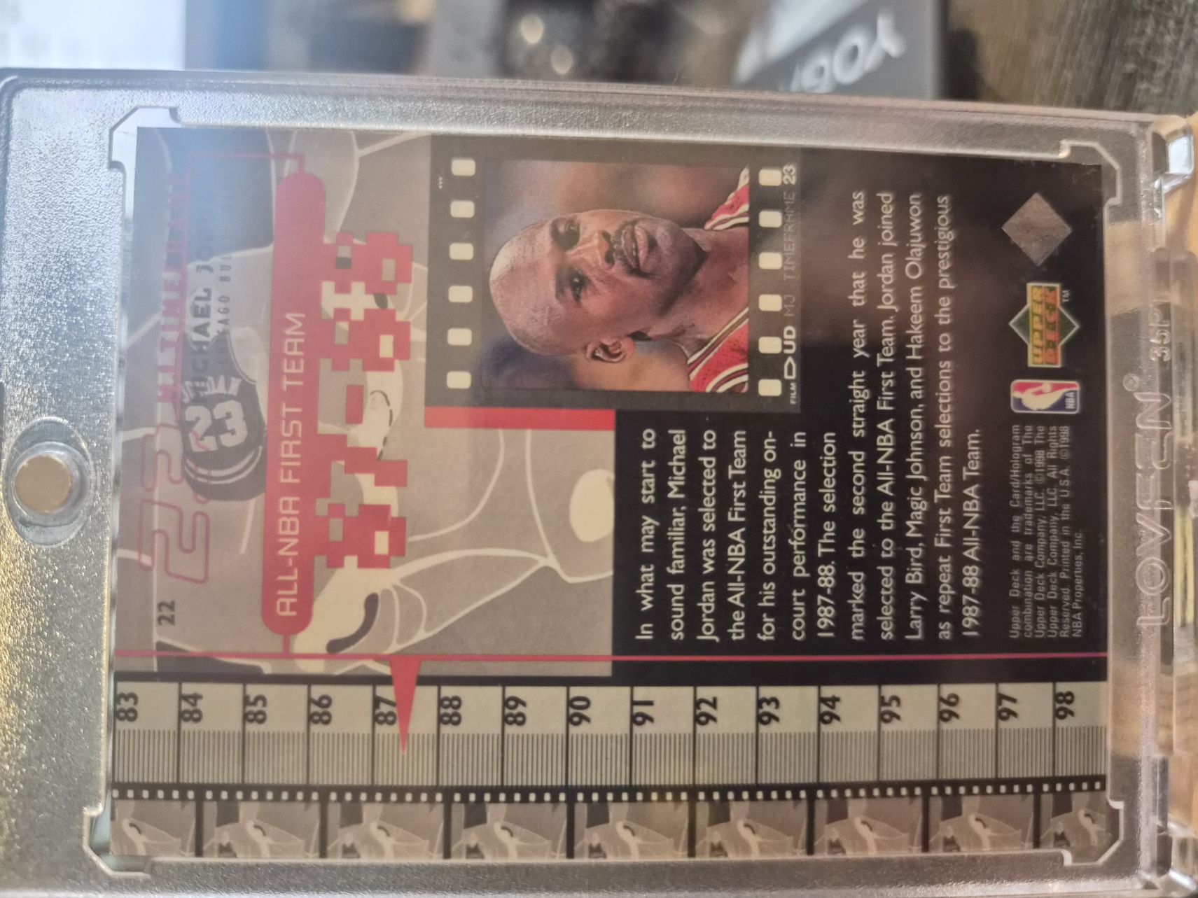 1998 Upper Deck MJ Timeframe Michael Jordan (#23)