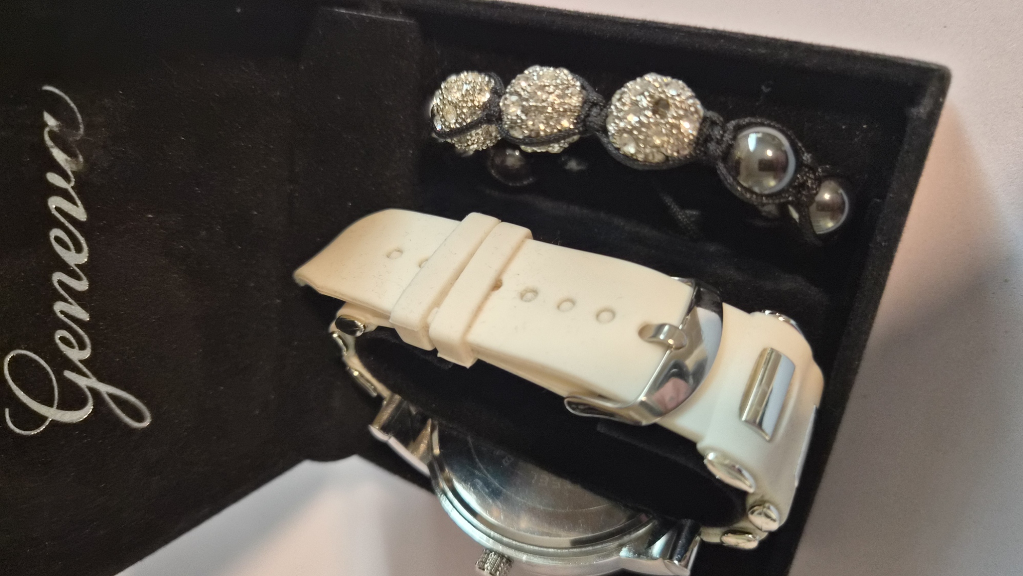 Custom Geneva King Men's Oversized Hip Hop Watch