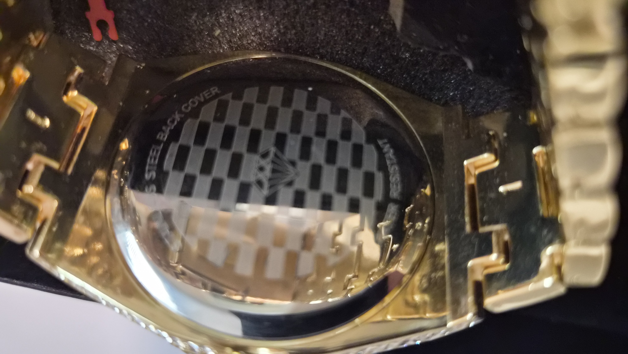 Custom Gold Plated Iced Out Gold Skeleton Watch