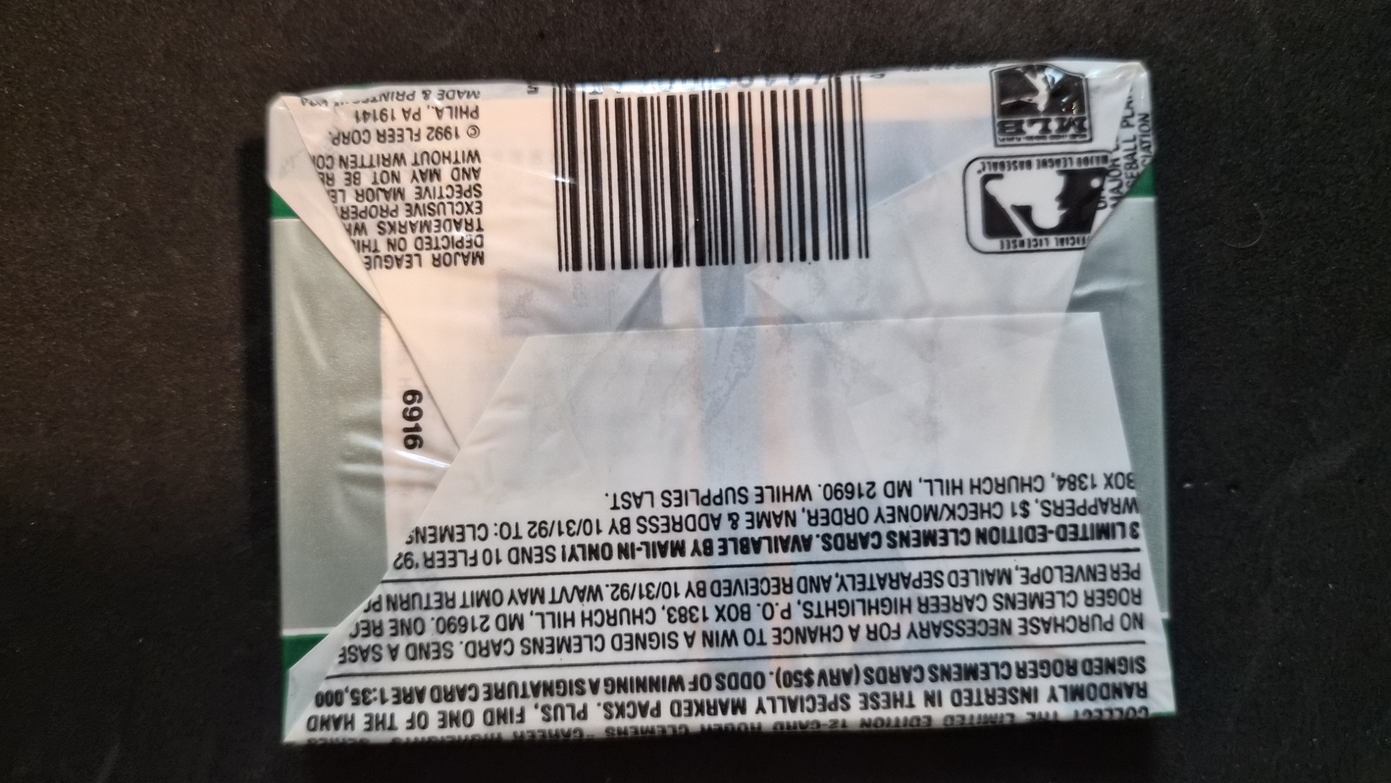 1992 Fleer Baseball Series 1