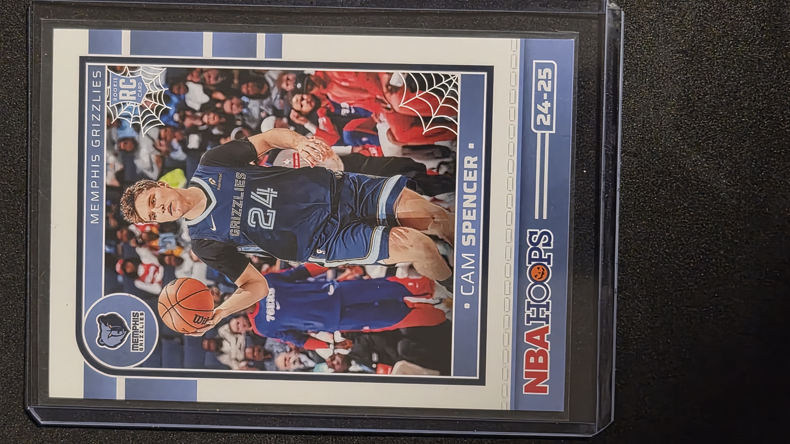 2024-25 NBA Hoops Haunted Hoops Cam Spencer Rookie Card (#252)