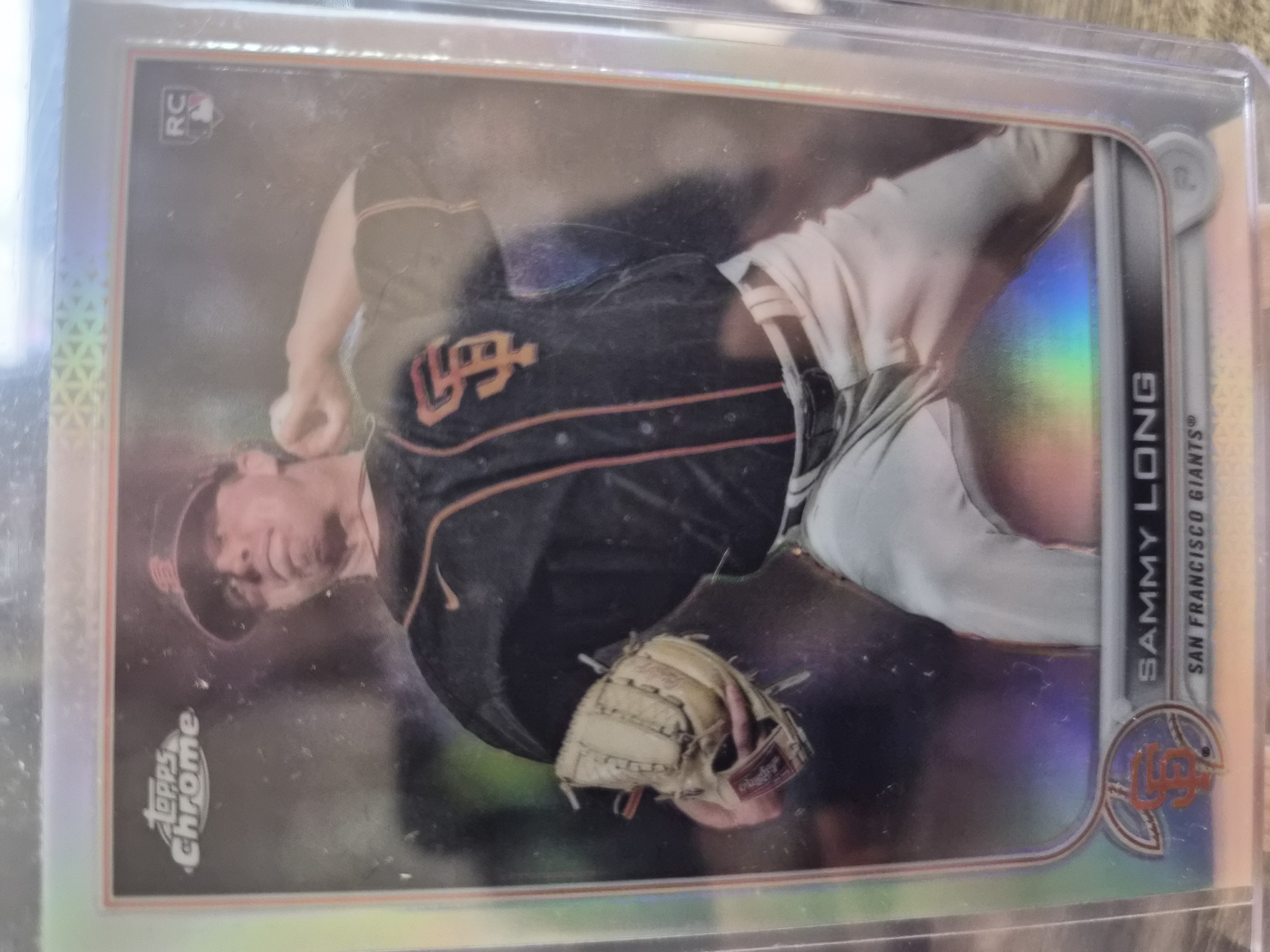 2022 Topps Chrome Sammy Long Rookie Card #59