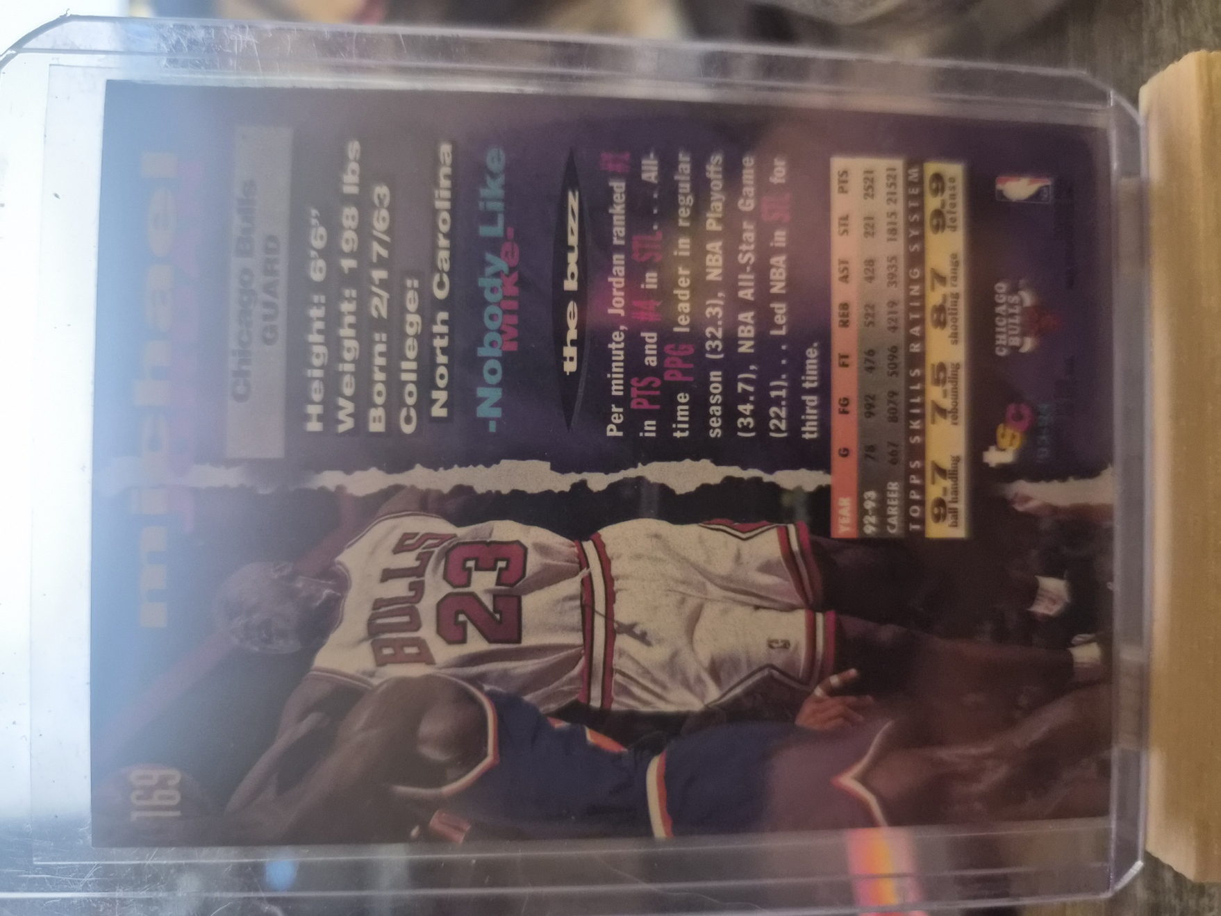 1993-94 Stadium Club Michael Jordan (#169)