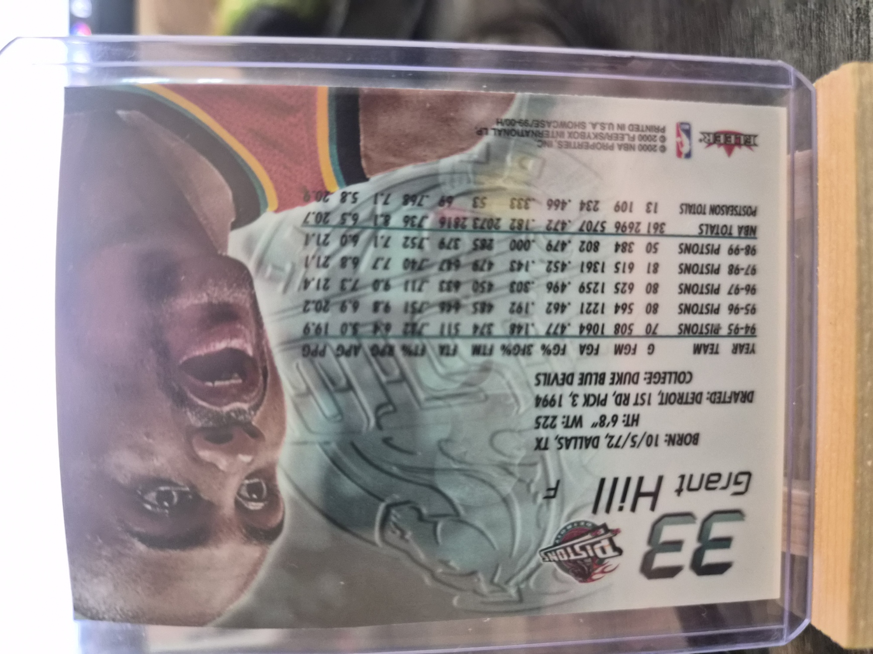 Grant Hill #19 Row 2 (Style)