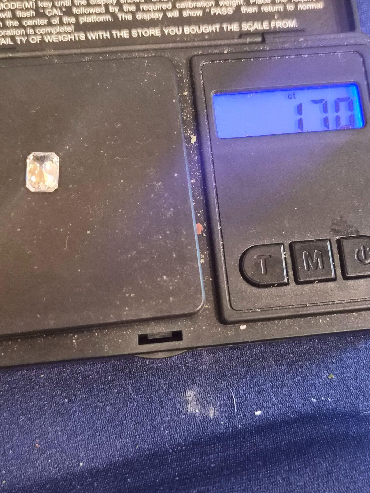 1.7 CT Radiant Cut Lab diamond