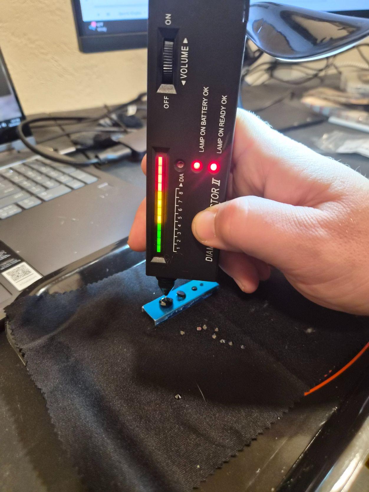 2.25 Ct Black Round Cut Mois lab grown Diamond