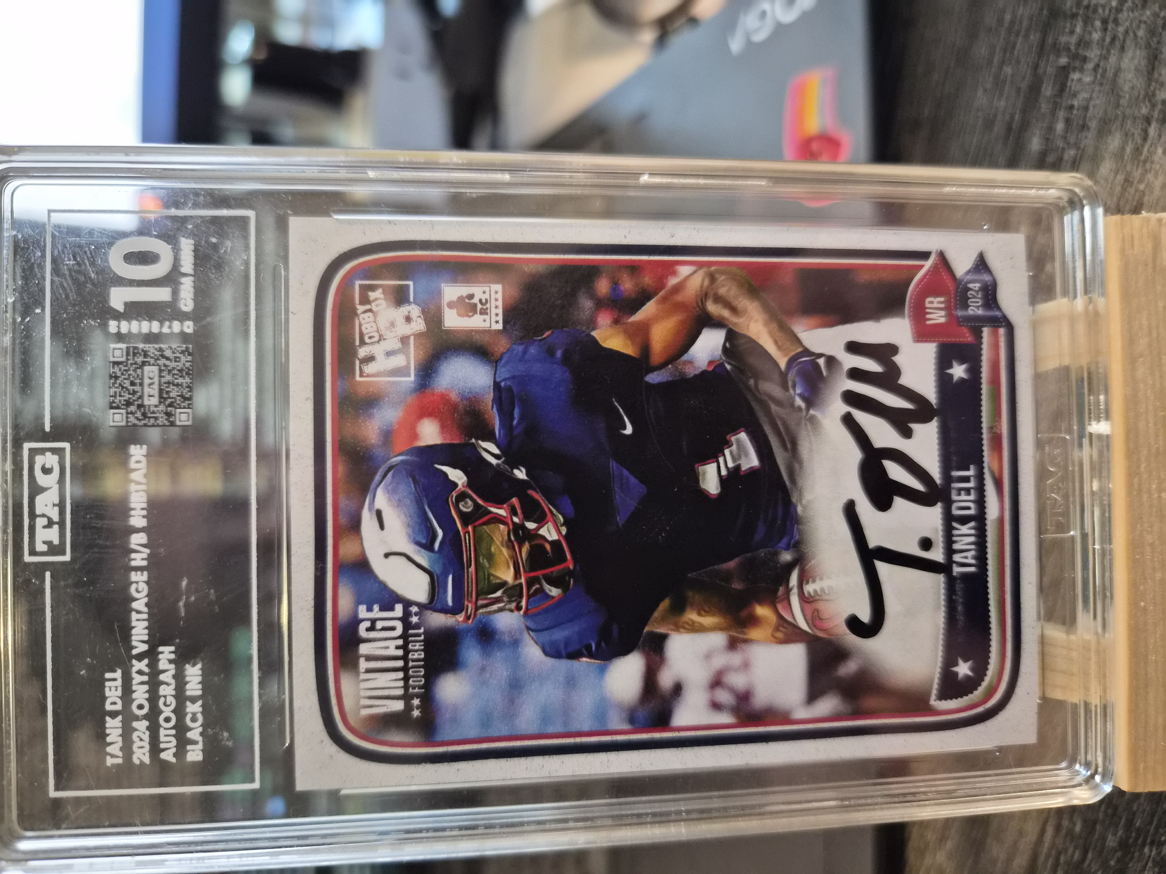 2024 Tank Dell Live Auto Black Ink Gem Mint 10