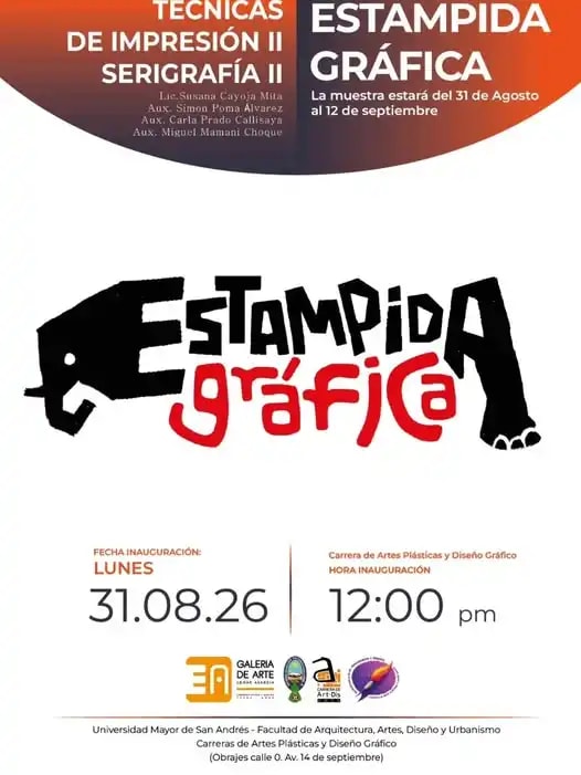 Vista previa de Serigrafía II - Estampida grafica (Dis)