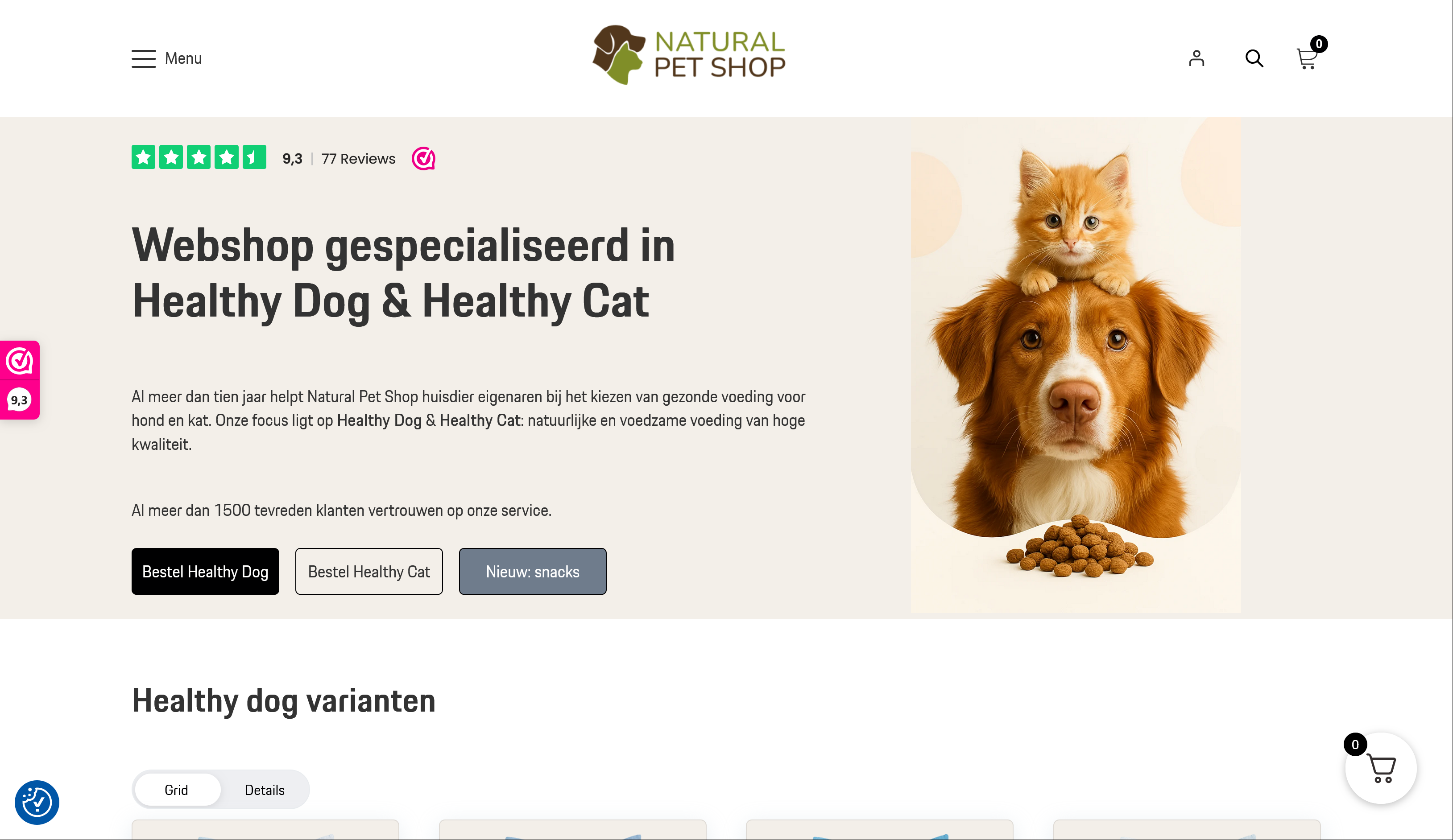 afbeelding Natural Pet Shop