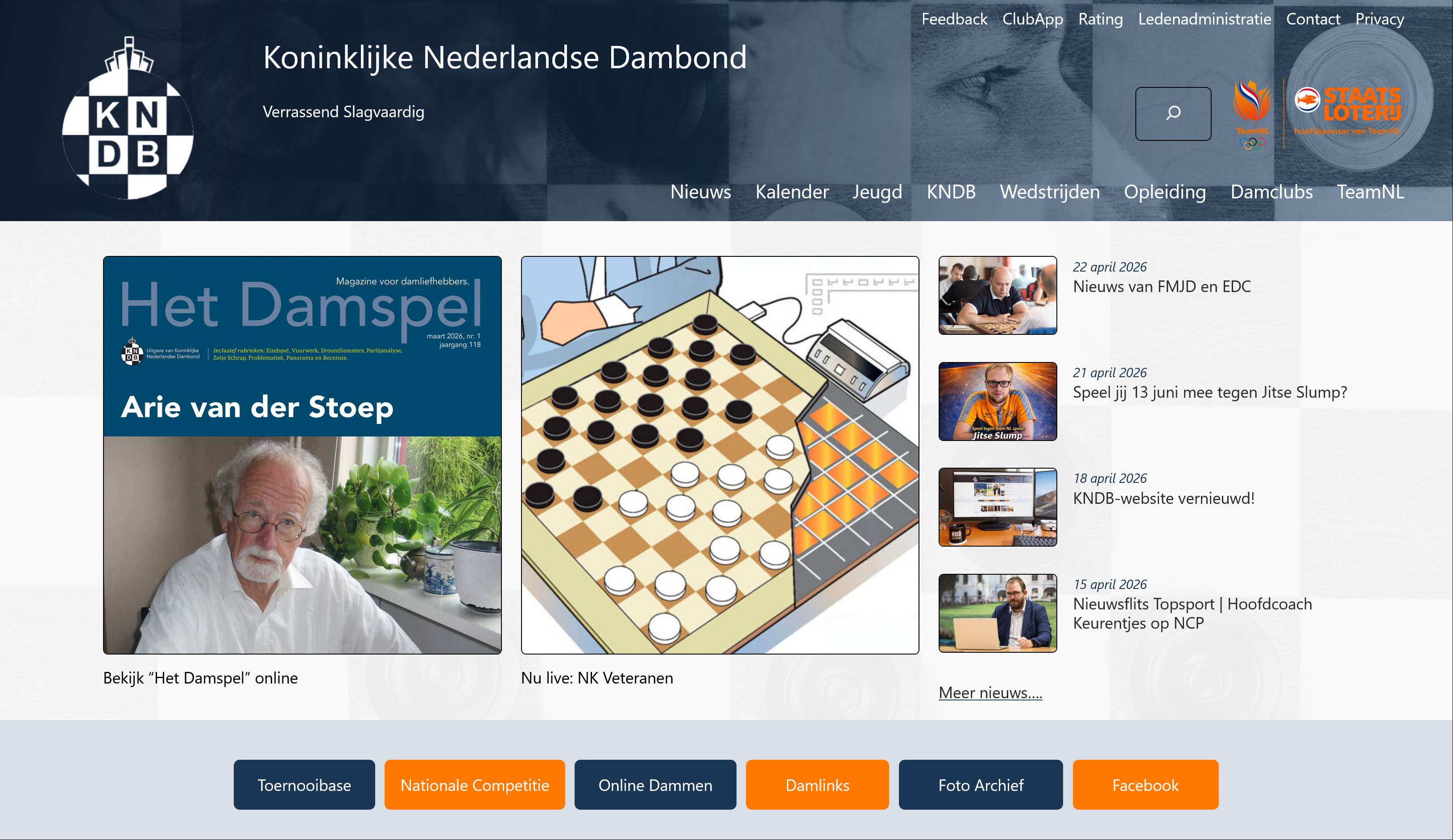 afbeelding Koninklijke Nederlandse Dambond