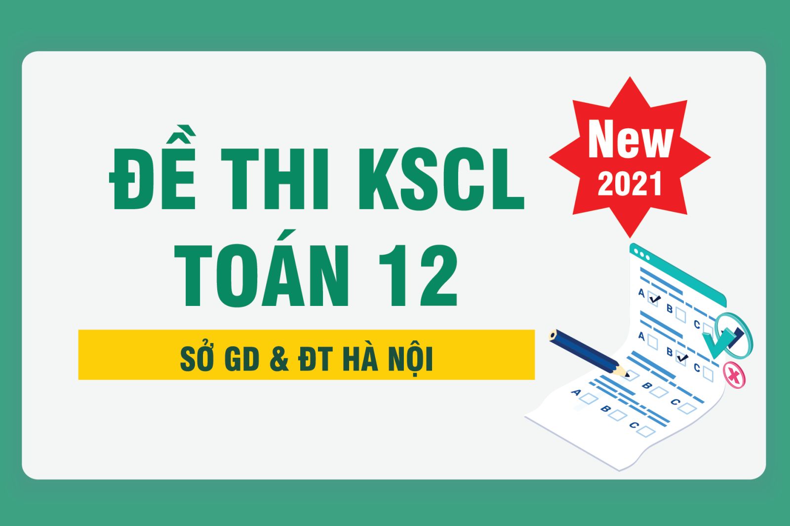 Đề thi khảo sát chất lượng Toán 12 Sở GD&ĐT Hà Nội