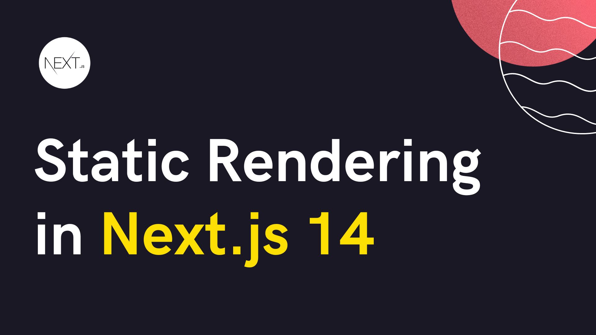 Statically generate dynamic routes at build time in Next.js 14