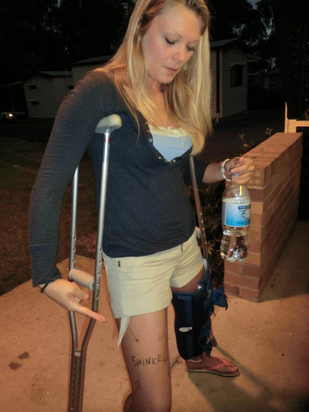 Miriam hat ihr Babaschinkel fast immer dabei