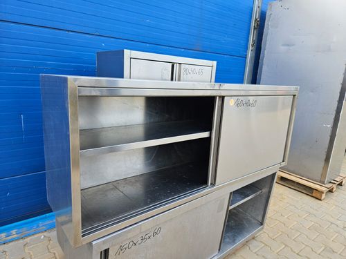 Butcher/working tables Wall hanging cabinet 160x40x60