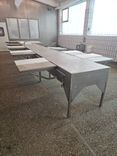 Machine Butcher/working tables Beef cutting butcher table for 10 stations 2