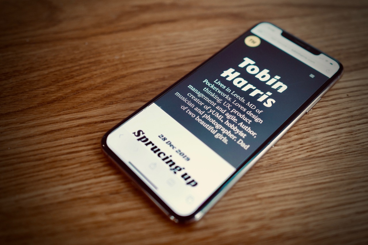 This site on the iPhone X