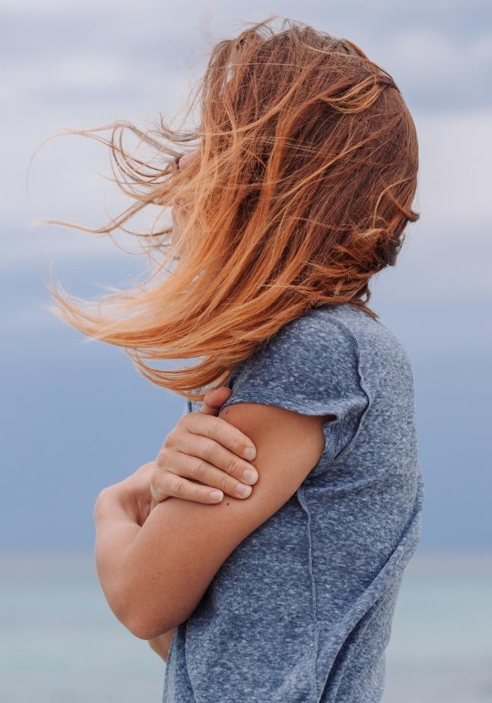 girl with depression