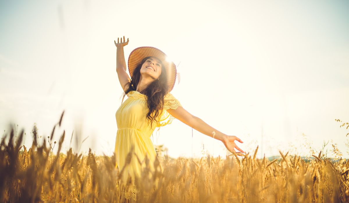 happy woman
