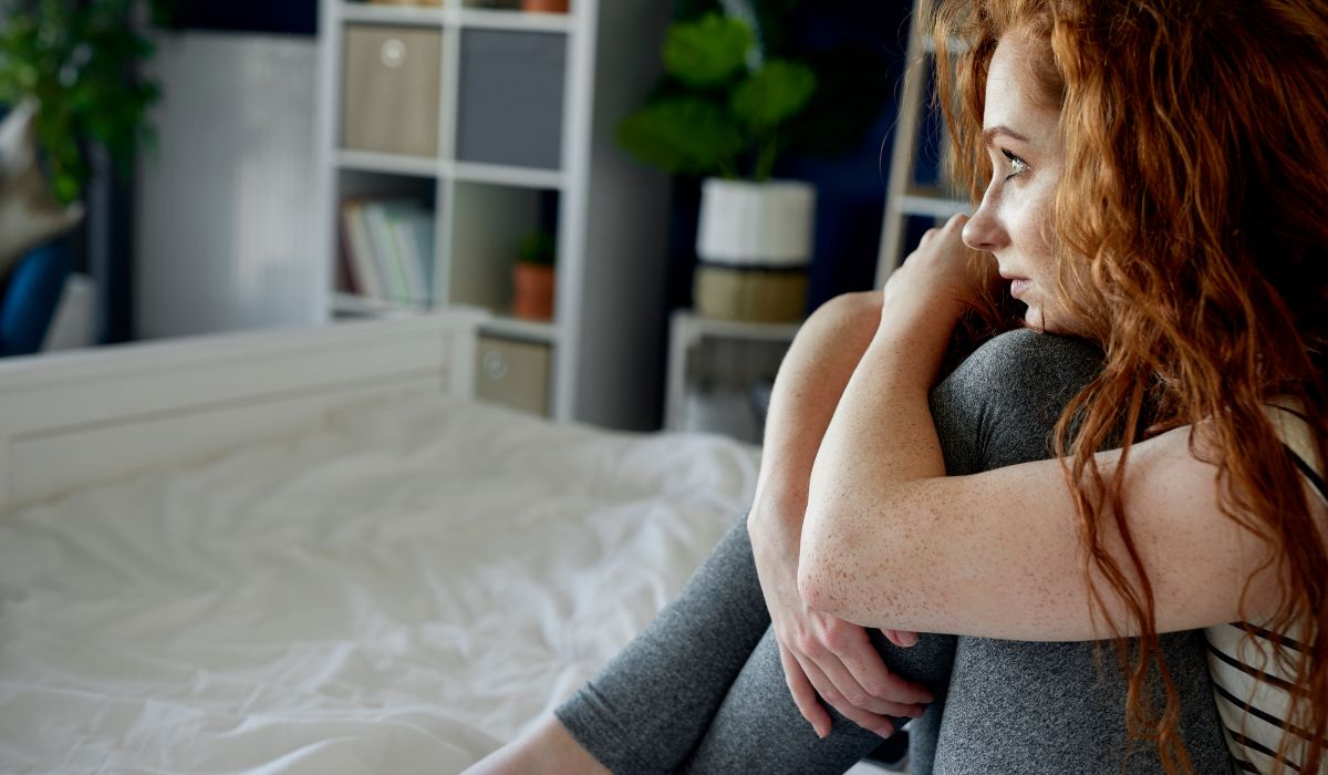 woman with social anxiety