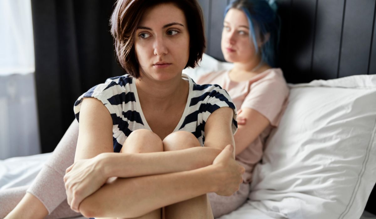 couple upset