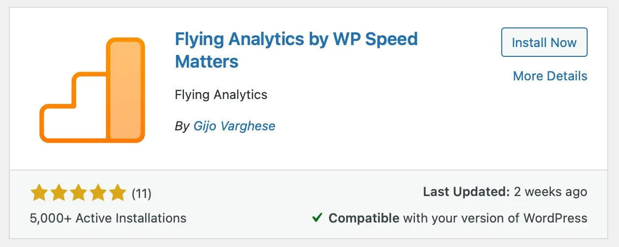 Flying Analytics plugin