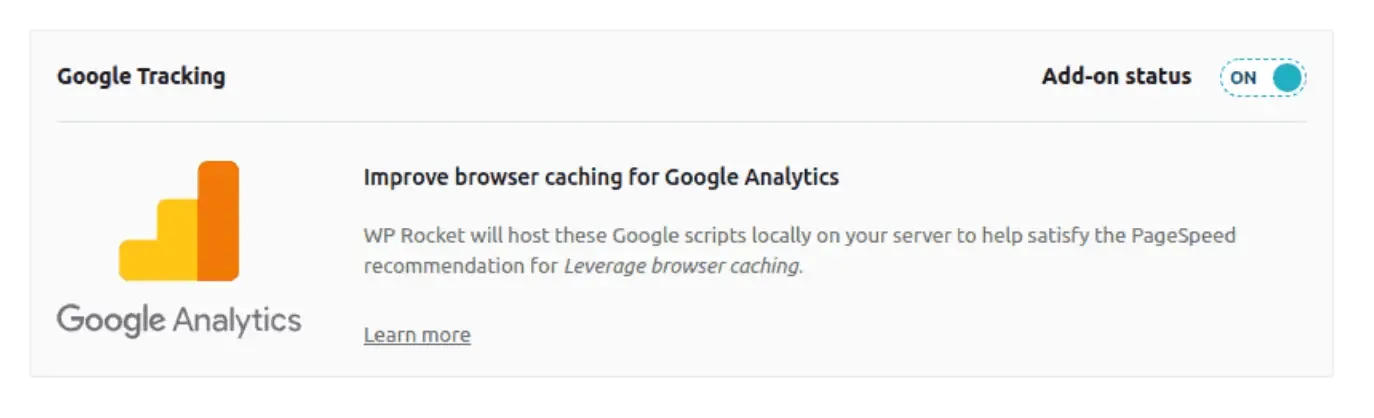 WP Rocket add-on