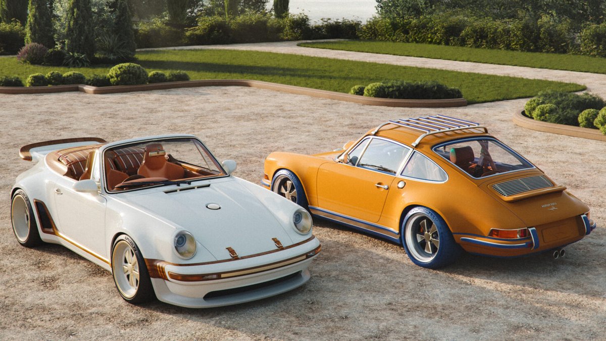 Louis Vuitton, Singer drive Porsche 911 into desert - porsche 911