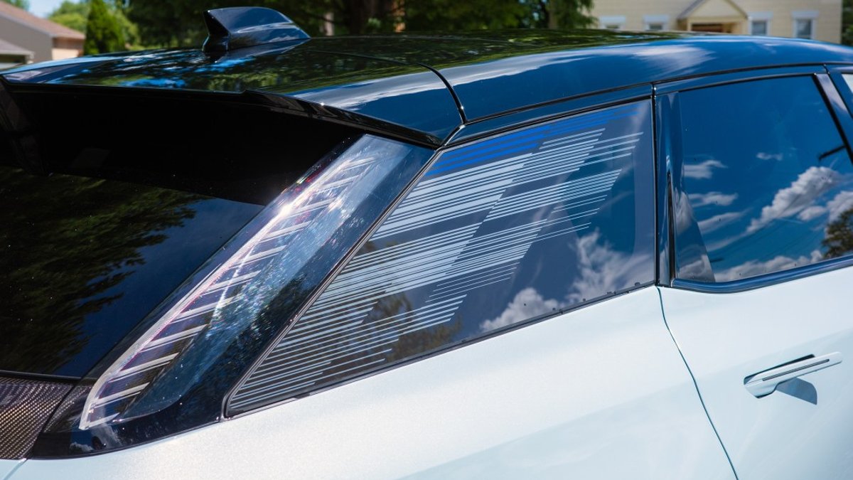 Cadillac Etches Glass Instead of $2 Sticker - cadillac electric suv