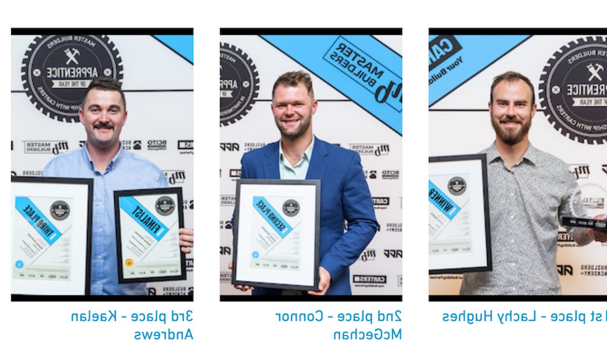 Taranaki and Whanganui regional apprentices honored - apprentice of the year