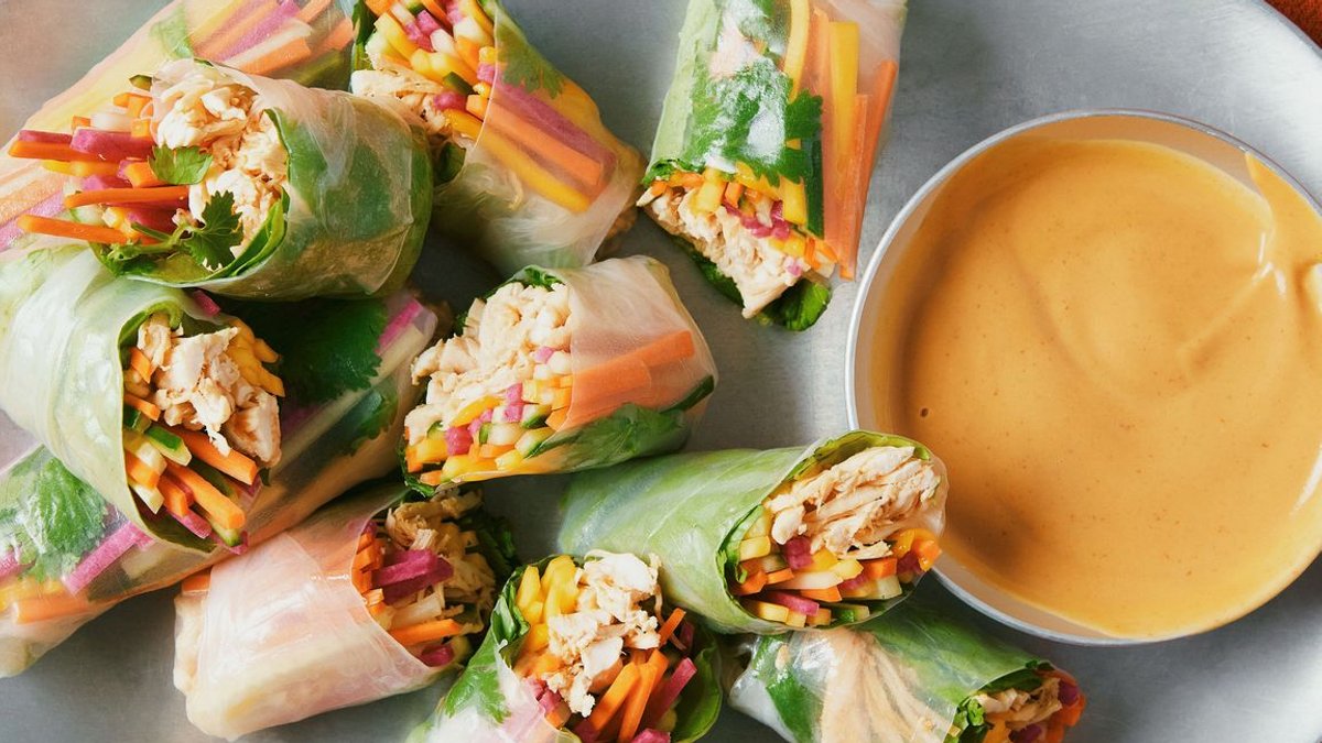 Mango Chicken Rolls Brighten Summer Menu Mango Chicken Rolls Brighten Summer Menu - mango chicken rolls
