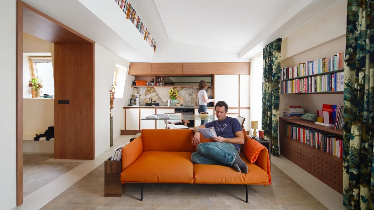 Designer Unifies Tiny Paris Flat with Custom Furniture Designer Unifies Tiny Paris Flat with Custom Furniture - custom furniture