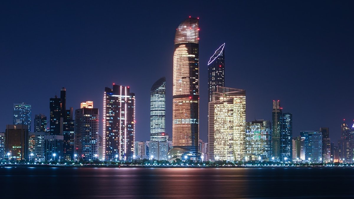 UAE Abu Dhabi Corniche.