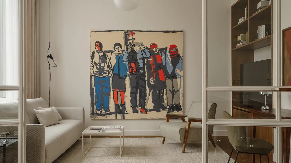 Moscow apartment designed for young writer