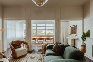 Luxury beachside apartment gets Art Deco makeover