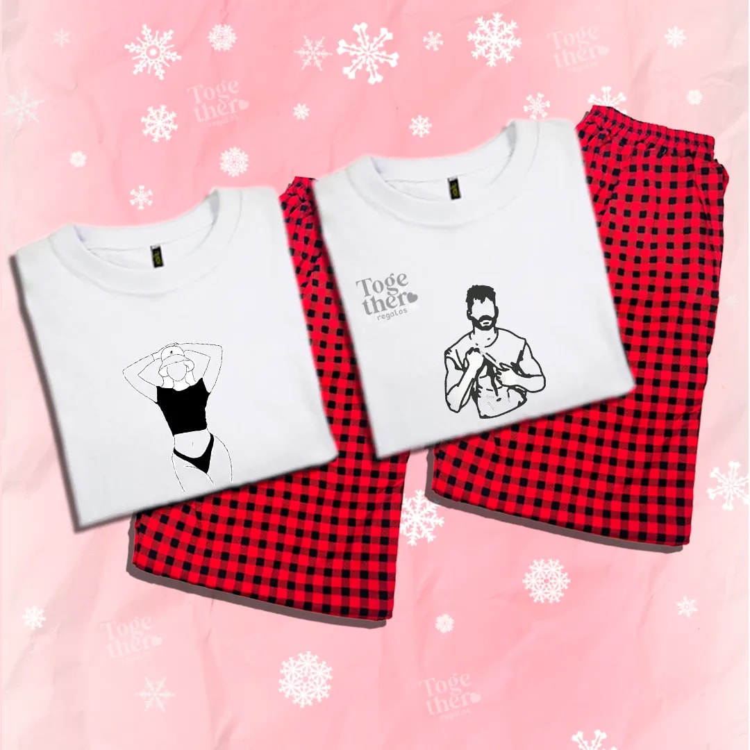 Pijama Silueta Hot Duo - gift product