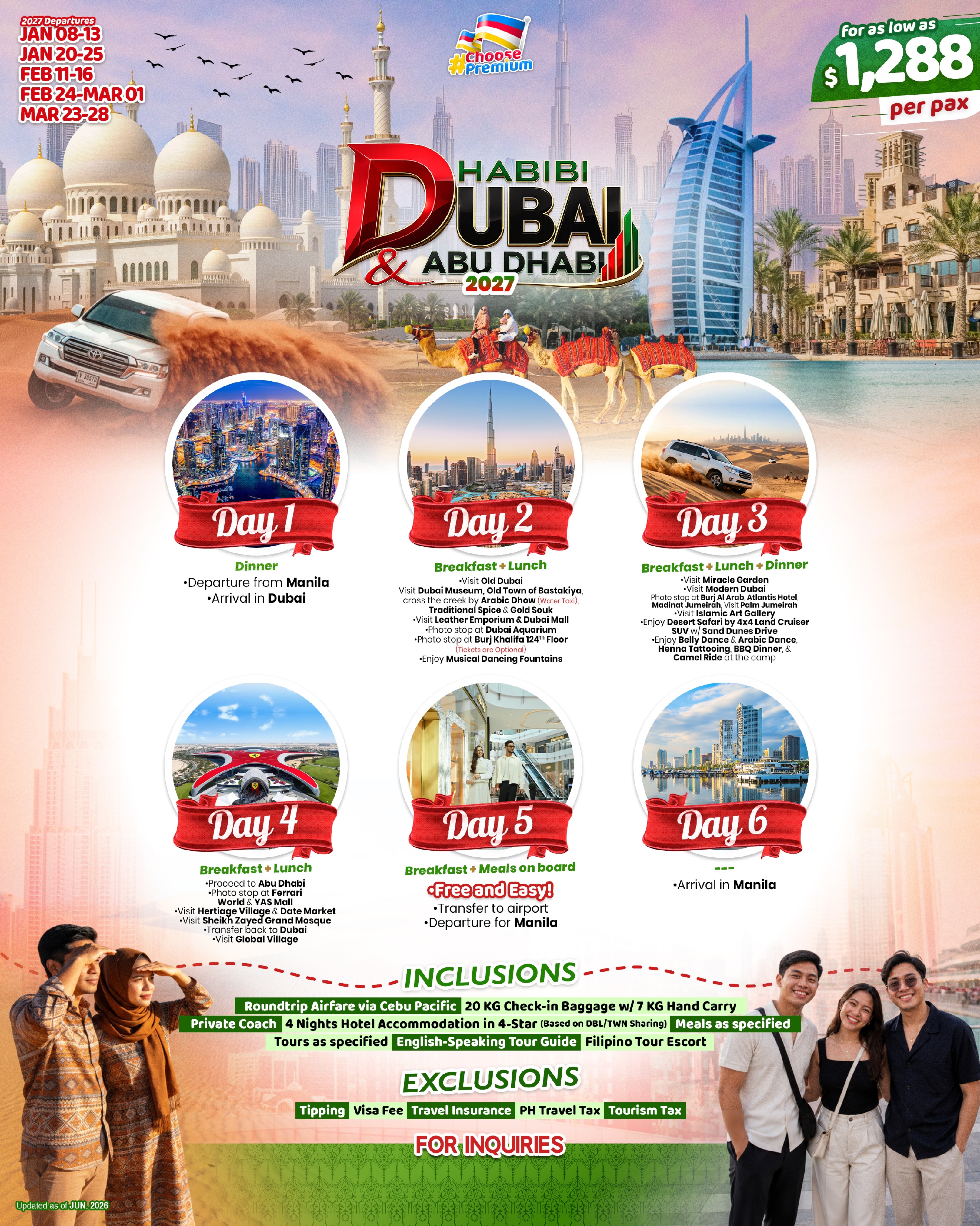 DUBAI AND ABU DHABI